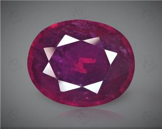 Natural Ruby Certified 3.8CTS-17808